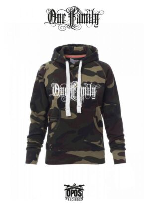 ONE FAMILY - Women's Hoody CAMOUFLAGE - All Sizes