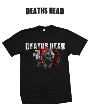 Deaths Head - You made me - T-Shirt -Black