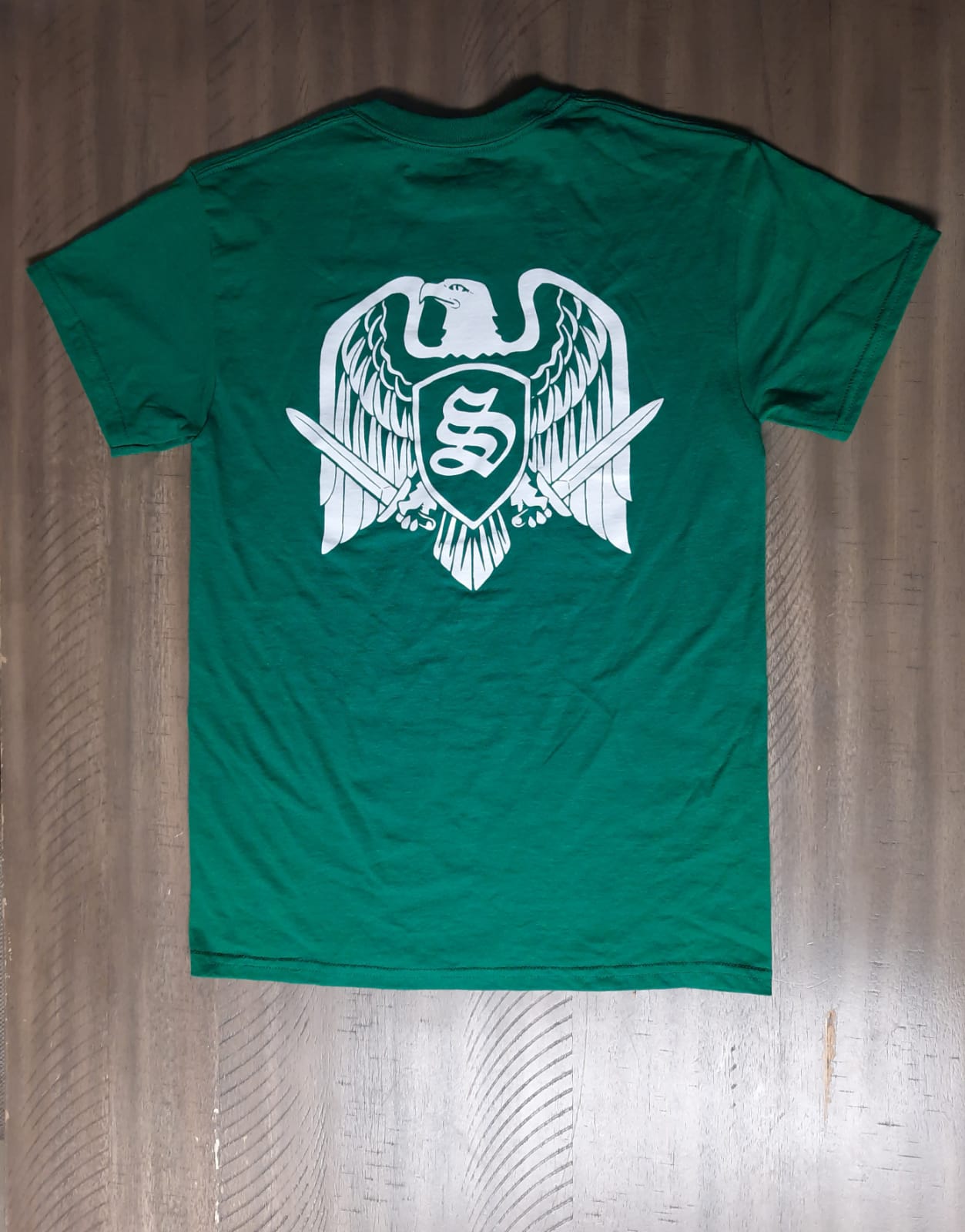 Skrewdriver Eagle TShirt Green Tinnitus Records