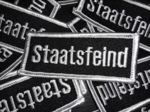 Staatsfeind - Patch Black and White