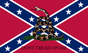 Gadsden American Confederate States Flag - 3x5 ft