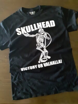 Skullhead - Victory or Valhalla - Shirt Black