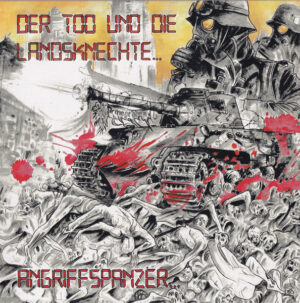 Der Tod Und Die Landsknechte – Angriffspanzer / Über Leichen - EP Vinyl Red Clear